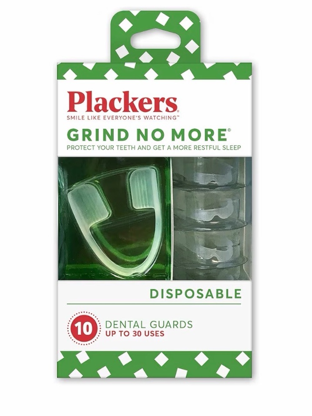 Plackers Grind No More Night Guard, 10 PACK